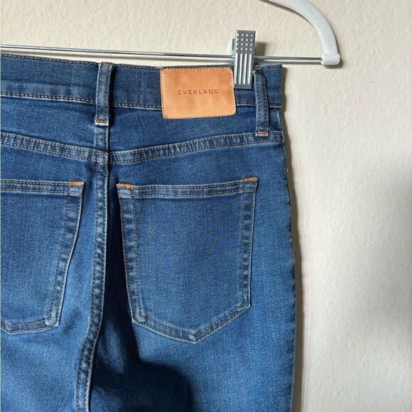 Everlane Skinny Blue Jeans Mid Rise Ankle Stretch Size 24 - Picture 8 of 10